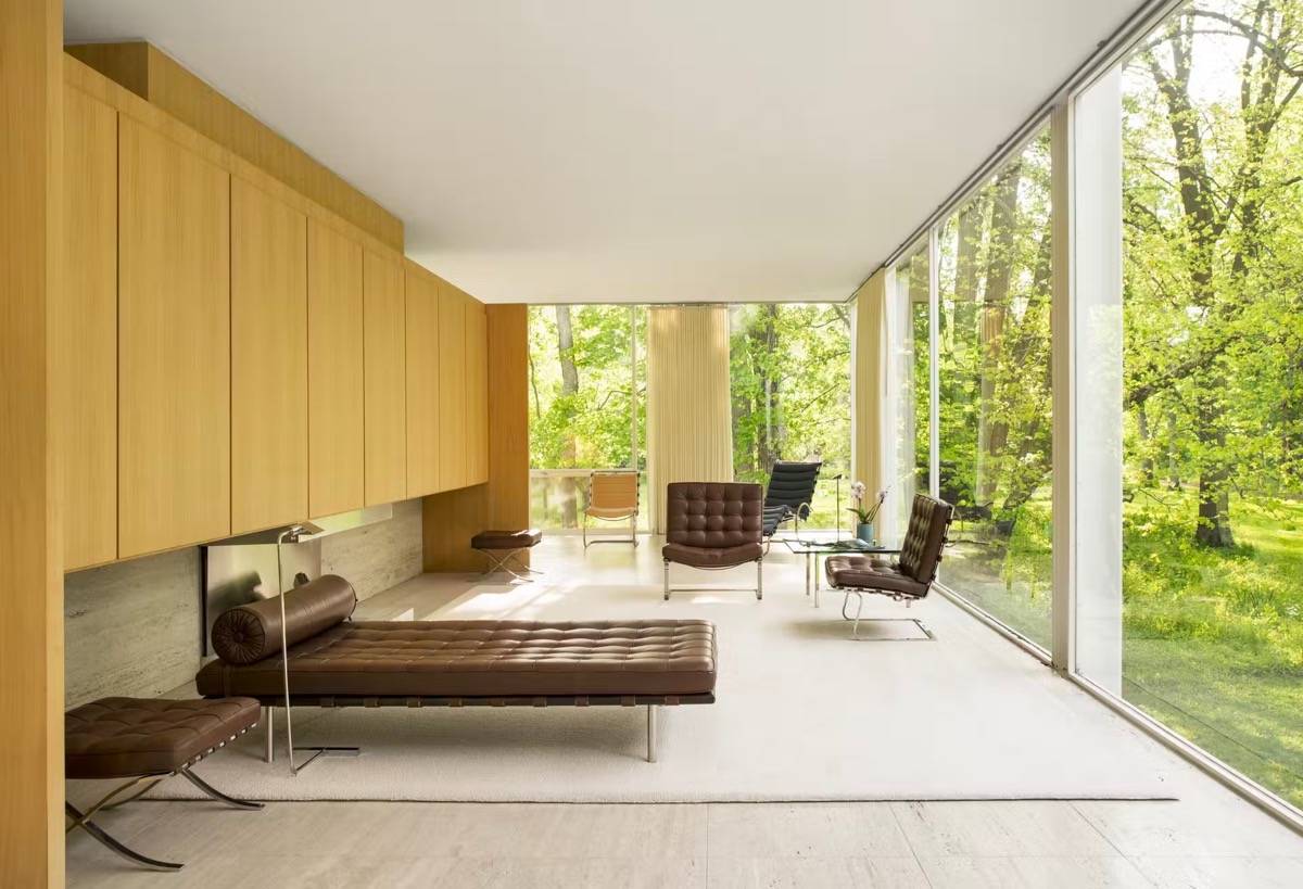 İkonik minimalist oturma odası